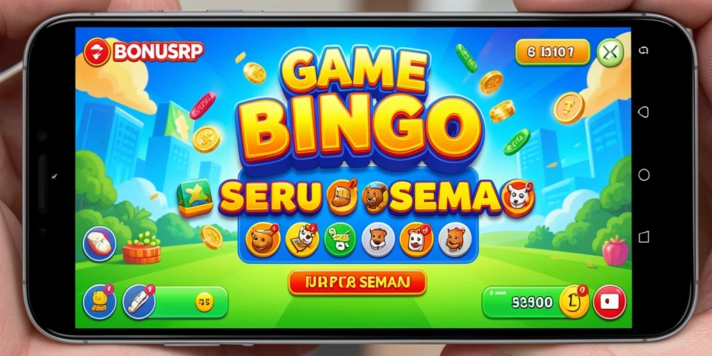 Tampilan gameplay Bingo yang menarik dan interaktif di BONUSRP.