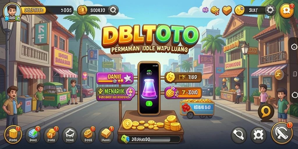Gameplay menarik dari DBLTOTO yang menunjukkan kemajuan otomatis.