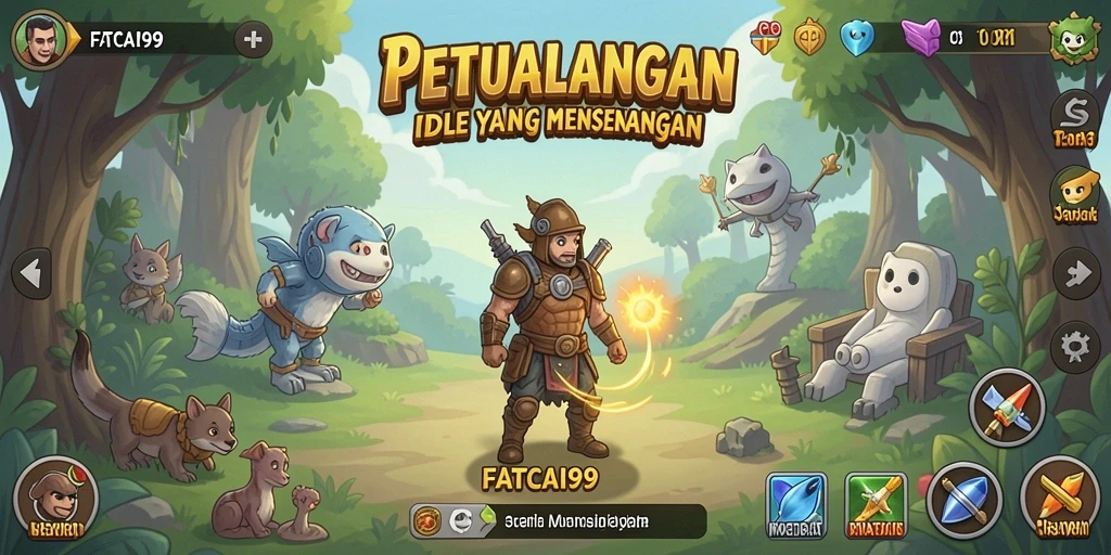 Tampilan gameplay FATCAI99 yang menarik dan penuh warna.
