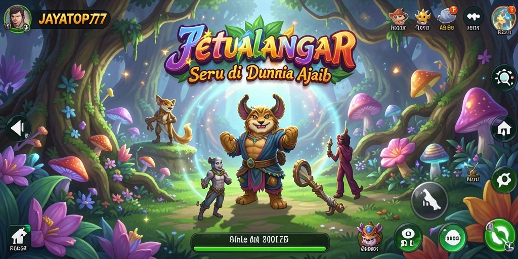 Tangkapan layar utama JAYATOP77 menampilkan aksi seru dalam petualangan yang menantang.