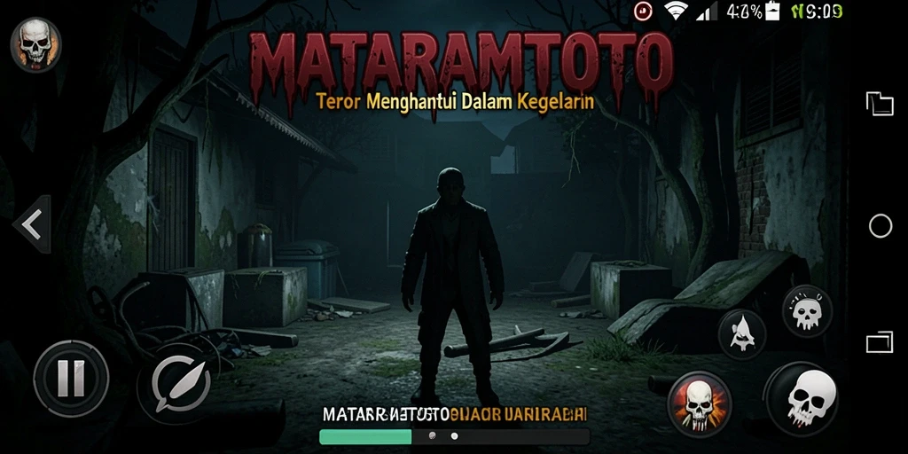 Tangkapan layar menampilkan suasana kelam dalam game MATARAMTOTO.