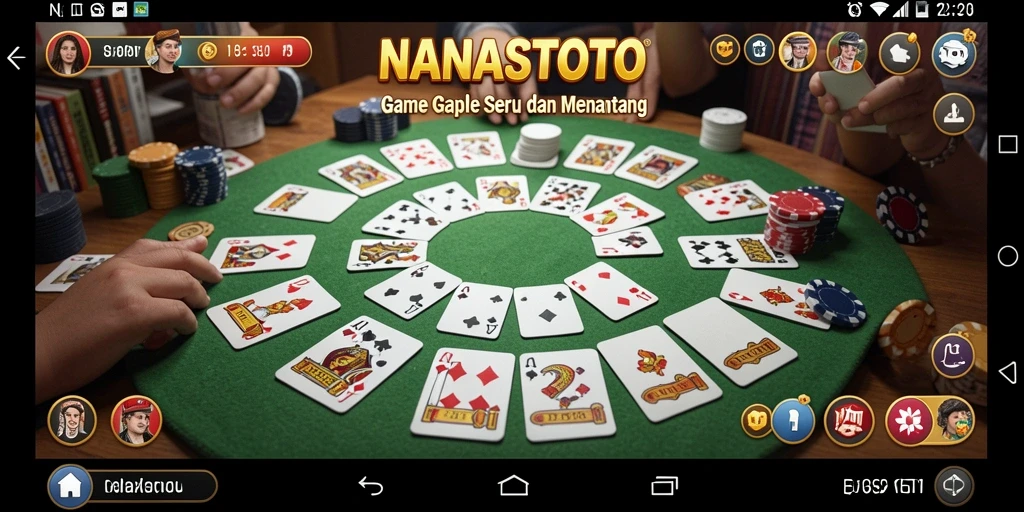 Tampilan gameplay seru dalam NANASTOTO yang menarik.