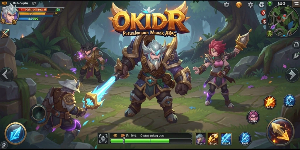 Tangkapan layar gameplay menampilkan aksi pertempuran epik di <strong>OKIDR</strong>.