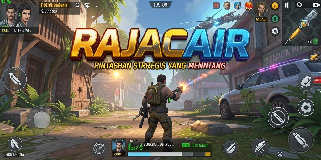 Tampilan gameplay seru dalam RAJACAIR yang menguji keterampilan strategi pemain.