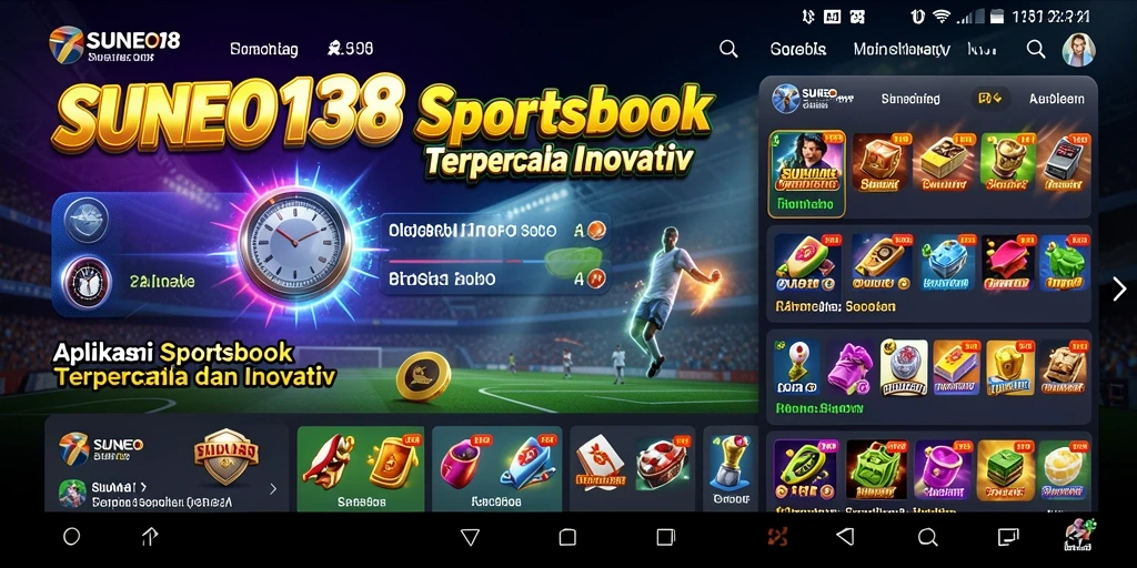 Tampilan gameplay menarik dari aplikasi Sportsbook SUNEO138.