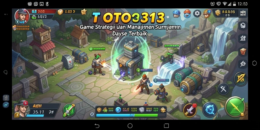 Screenshot gameplay TOTO313 yang penuh aksi dan strategi.
