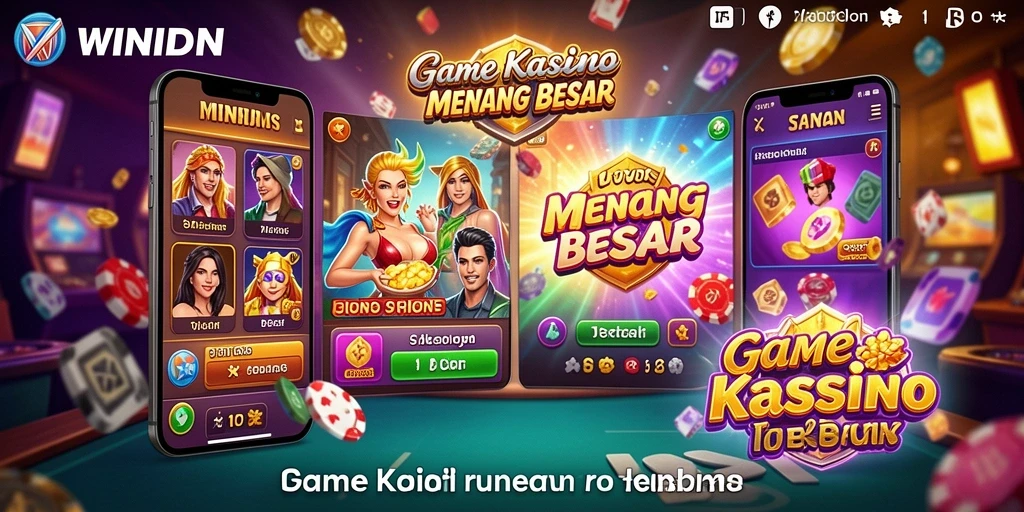 Tampilan gameplay yang mendebarkan dan interaktif di WINIDN.