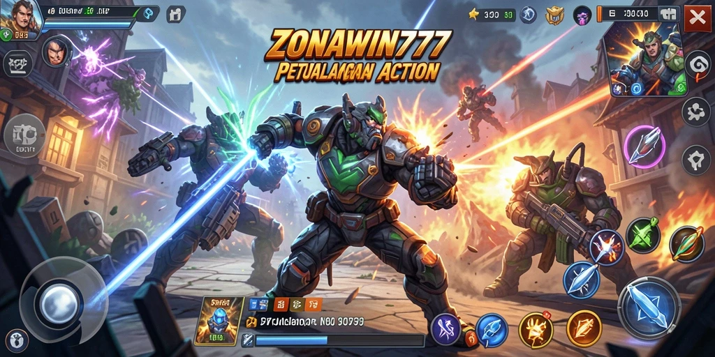 Tampilan gameplay ZONAWIN777 dengan aksi yang mendebarkan.